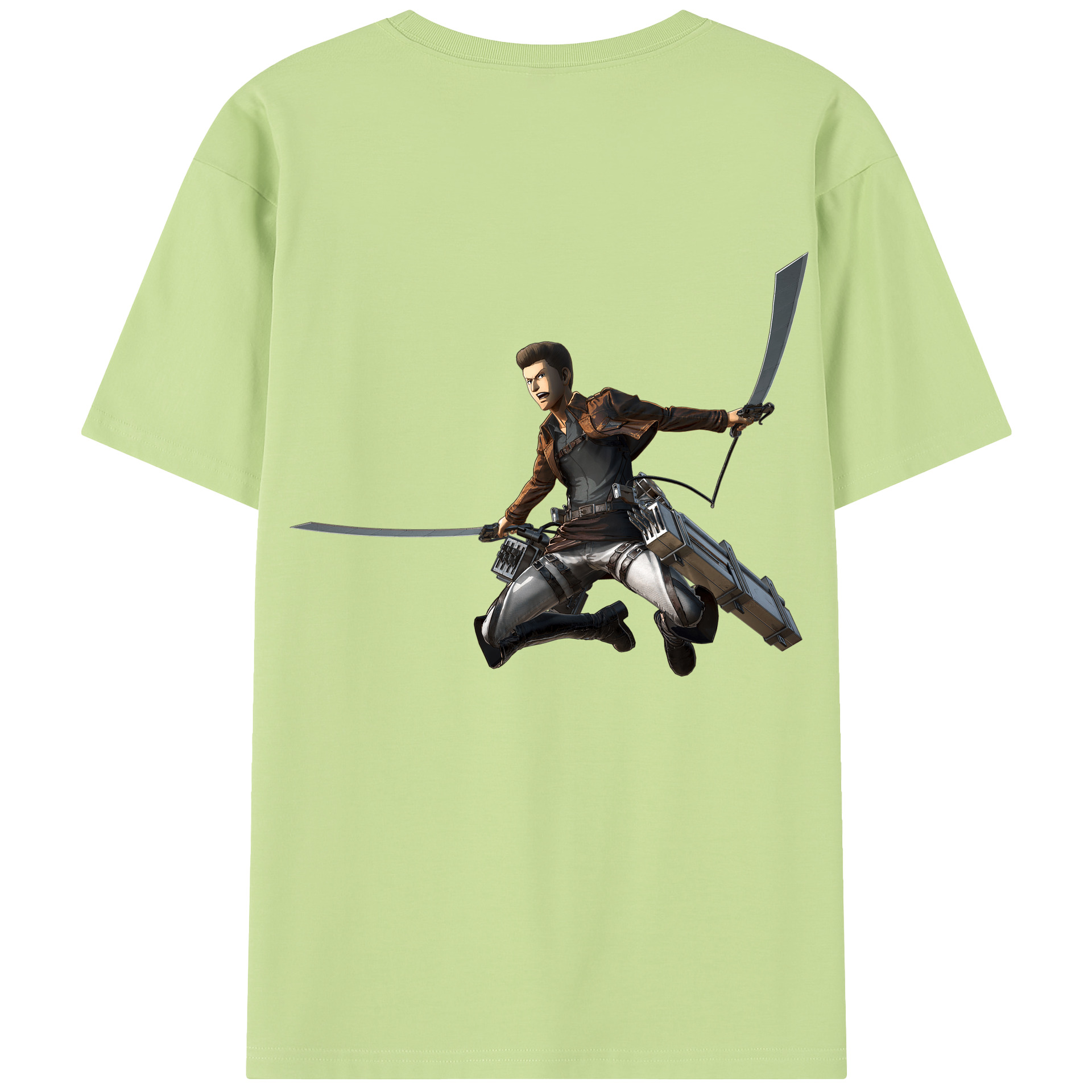 （画像用） 進撃の巨人 Attack on Titan 綿100％半袖Tシャツ（背面プリント）